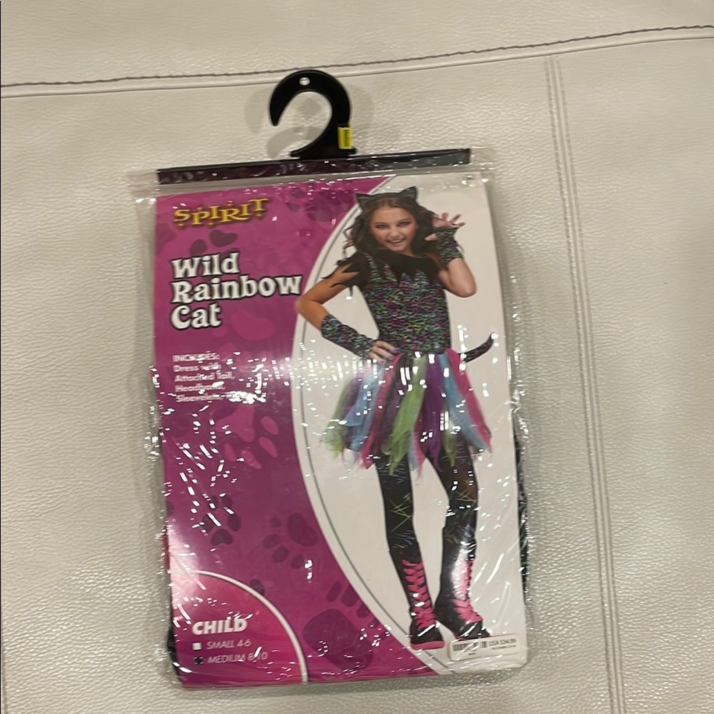 Halloween Costume: Spirit Wild Rainbow Cat Costume for Kids